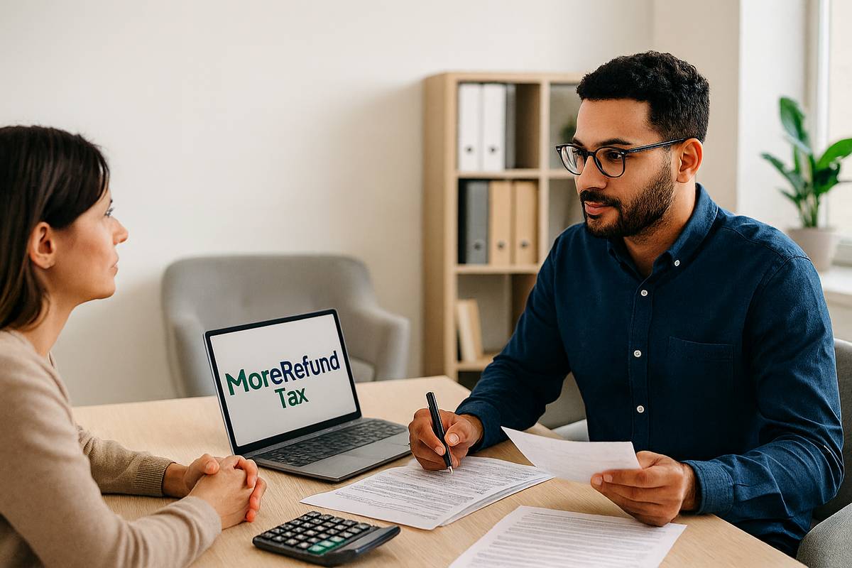 Tax preparation services and refund estimate help from MoreRefund Tax